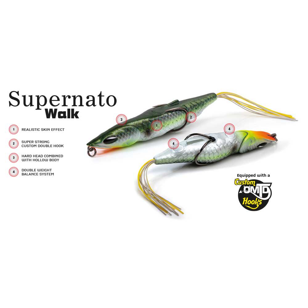 Купить Molix SUPW-180 Supernato Walk 95 Mm 12g Многоцветный  180 Silver Albino 7ft.ru в интернет магазине Семь Футов
