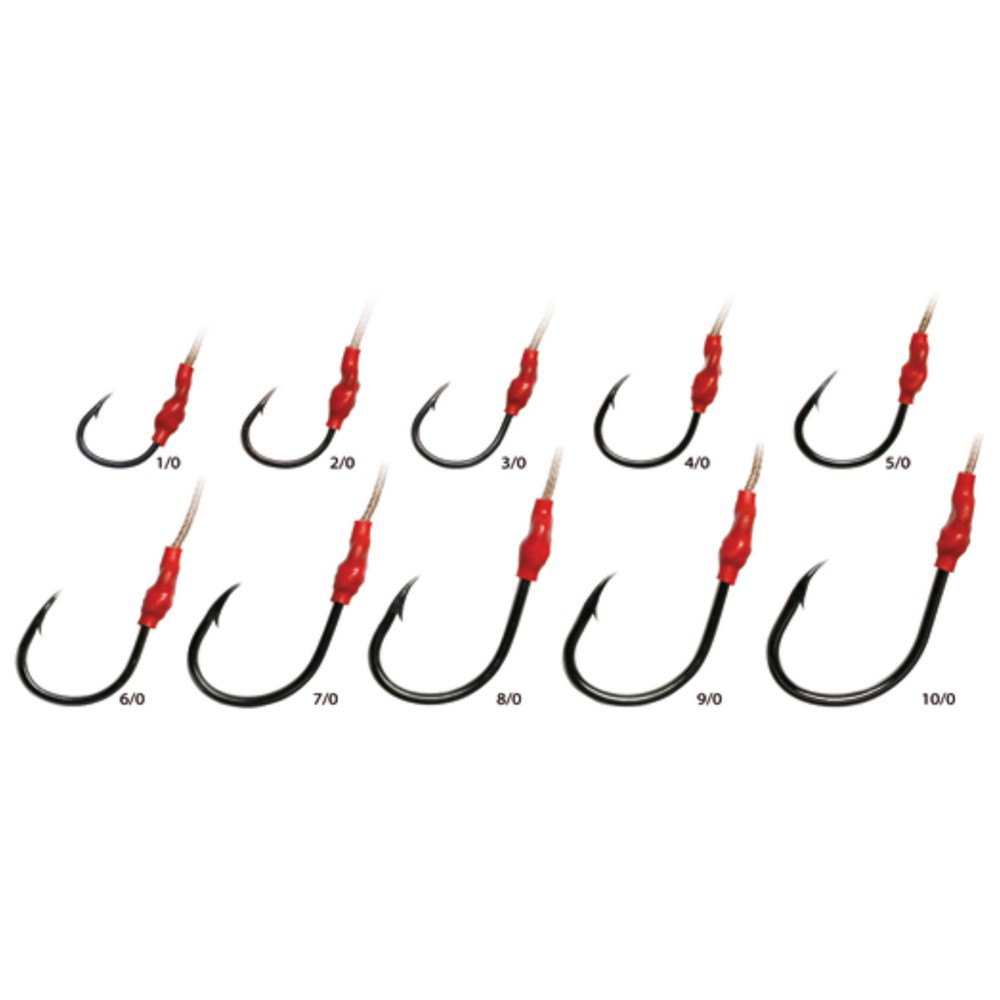 Купить Relix AS4 Jigging Pipes Связанные Крючки Черный Black / Red 4/0  7ft.ru в интернет магазине Семь Футов
