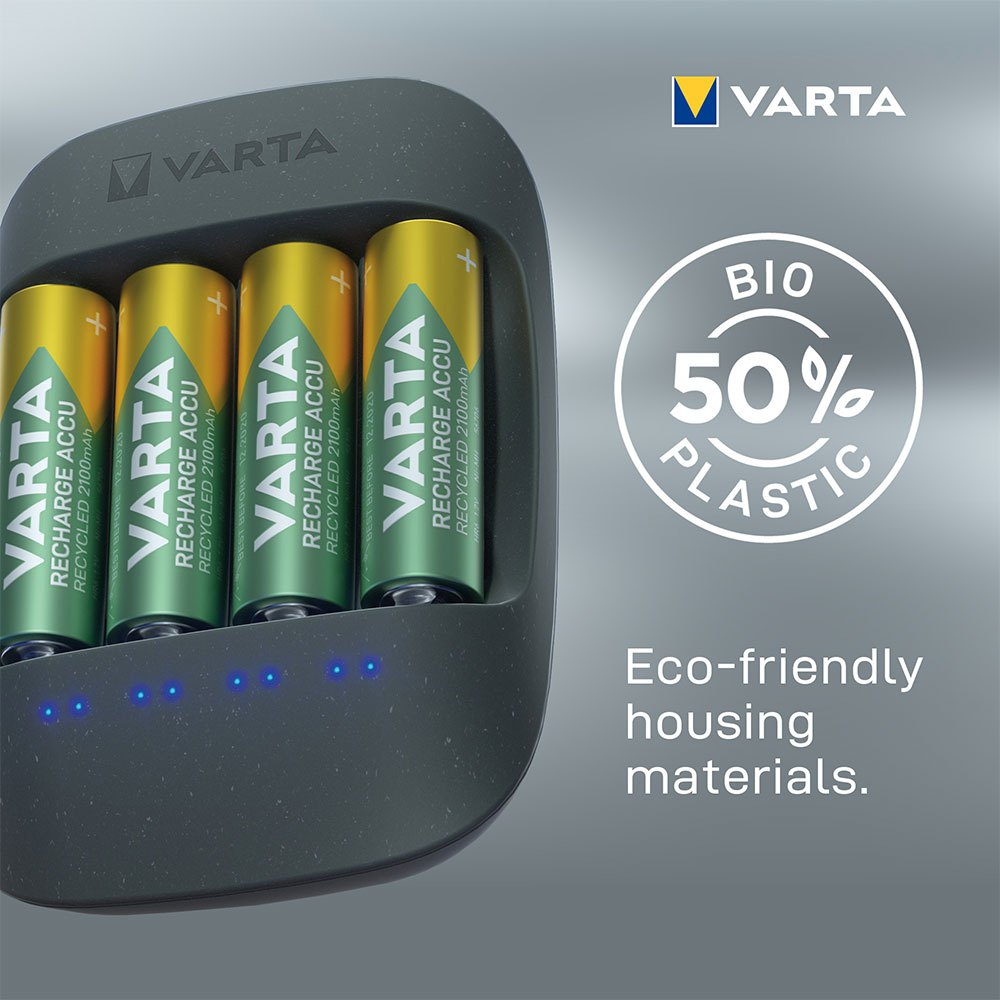 Купить Varta 38645 Eco 4 AAA Micro 800mAh Зарядное Устройство Для Аккумуляторов Черный Black 7ft.ru в интернет магазине Семь Футов