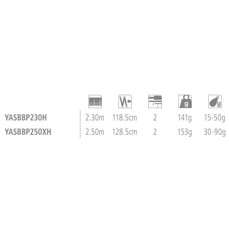 Купить Shimano fishing YASBBP250XH Yasei BB Pike Спиннинговая Удочка Черный Black 2.50 m  7ft.ru в интернет магазине Семь Футов