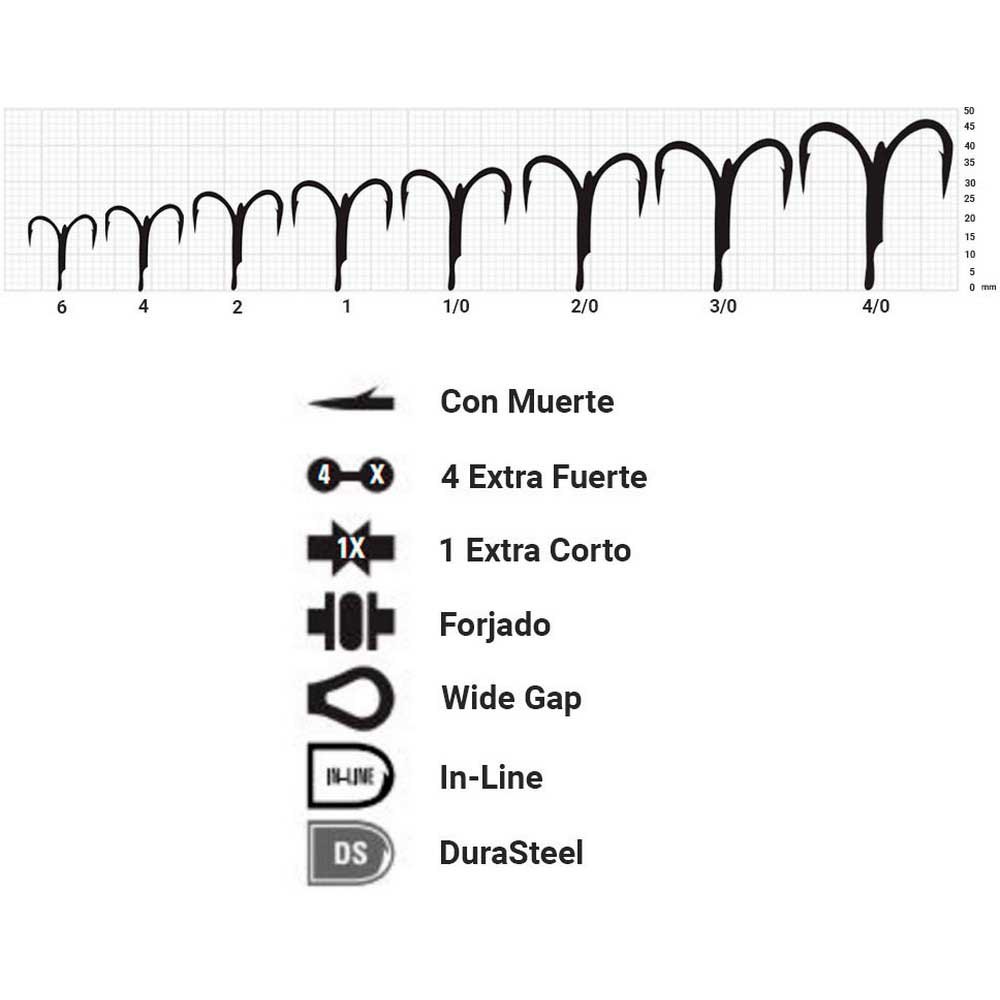 Купить Mustad 36330NP-DS-4/0-B05 Ultrapoint In-Line 4X Колючий Тройной Крючок Серебристый Durasteel 4/0  7ft.ru в интернет магазине Семь Футов