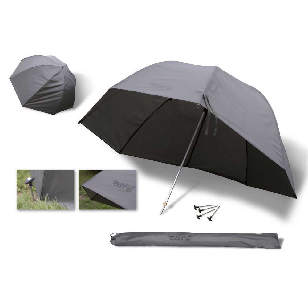 Купить Black cat 9983345 Extreme Oval Umbrella Серый  Grey 7ft.ru в интернет магазине Семь Футов