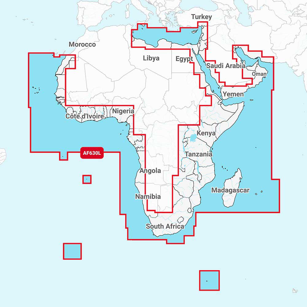 Купить Garmin 010-C1307-30 NAAF630L Africa&Middle East Карта Navionics®+ Micro SD/SD-карта Многоцветный Multicolour 7ft.ru в интернет магазине Семь Футов