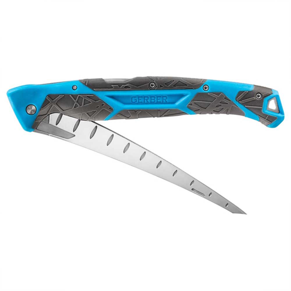 Купить Gerber 1052472 Controller Saltwater Sengo Нож Серебристый Blue / Steel 7ft.ru в интернет магазине Семь Футов