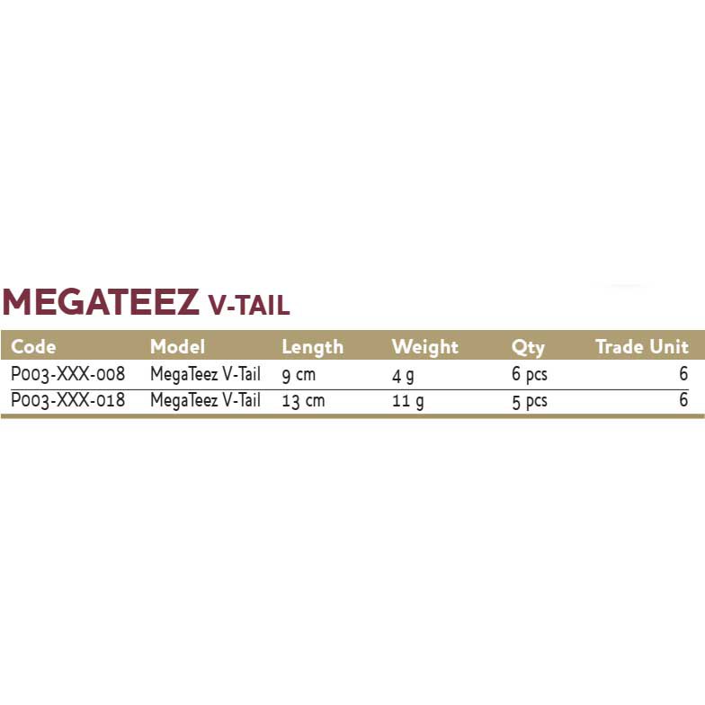 Купить Westin P003-260-008 Mega Teez V Tail 90 Mm 4g Многоцветный Orange Snow 7ft.ru в интернет магазине Семь Футов