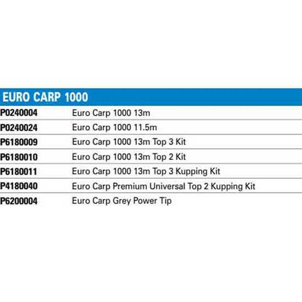 Купить Preston innovations P6180009 Euro Carp 1000 Top 3 13.00 M Комплект Серебристый Grey 7ft.ru в интернет магазине Семь Футов