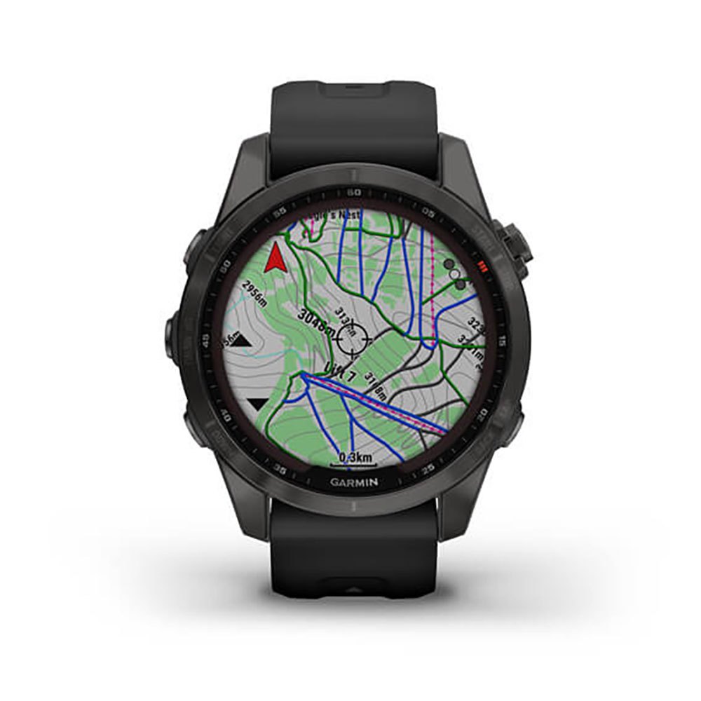 Купить Garmin 010-02539-25 Fenix 7S Sapphire Solar Часы Черный  Carbon Grey DLC / Black 7ft.ru в интернет магазине Семь Футов