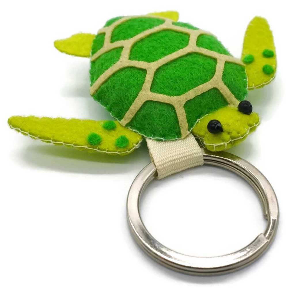 Купить Dive inspire KR-024 Брелок для ключей с солнечной зеленой морской черепахой Зеленый Green 7ft.ru в интернет магазине Семь Футов