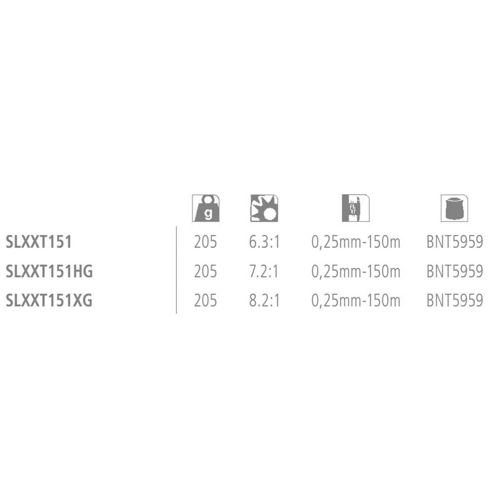 Купить Shimano fishing SLXXT151XG SLX XT Extra High Gear Мультипликаторная Катушка Черный Black Ratio: 8.2:1  7ft.ru в интернет магазине Семь Футов