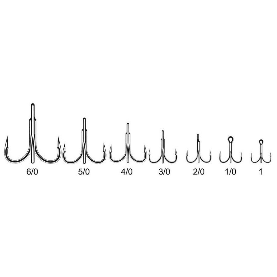 Купить VMC 31VM7560-BN05/0E5 7560 Тройной Крючок Серебристый Black Nickel 5/0  7ft.ru в интернет магазине Семь Футов