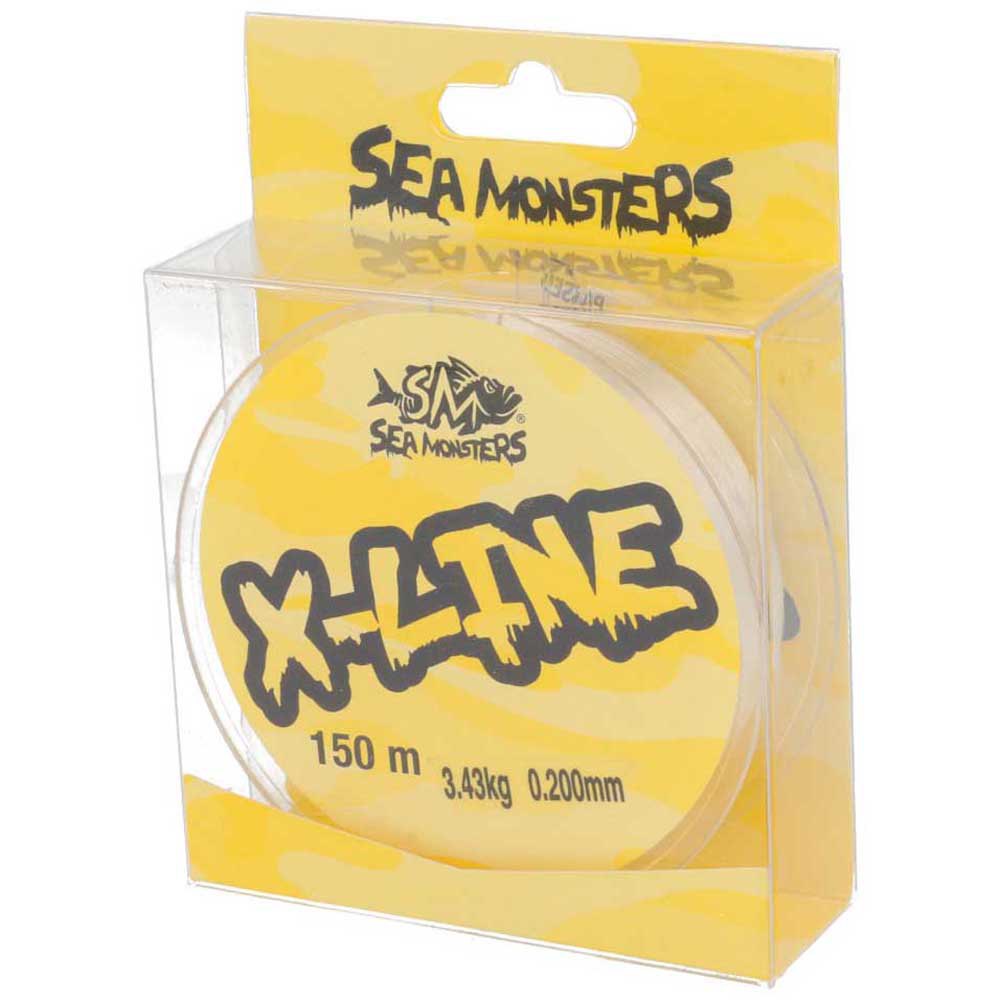 Купить Sea monsters SMXL150300 X-Line 150 M Мононить Бесцветный Clear 0.300 mm  7ft.ru в интернет магазине Семь Футов