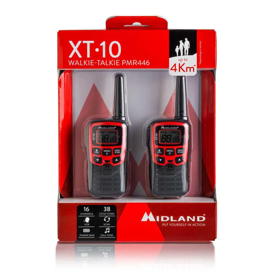 Купить Midland C1176 XT10 Рации Черный  Black / Red 7ft.ru в интернет магазине Семь Футов