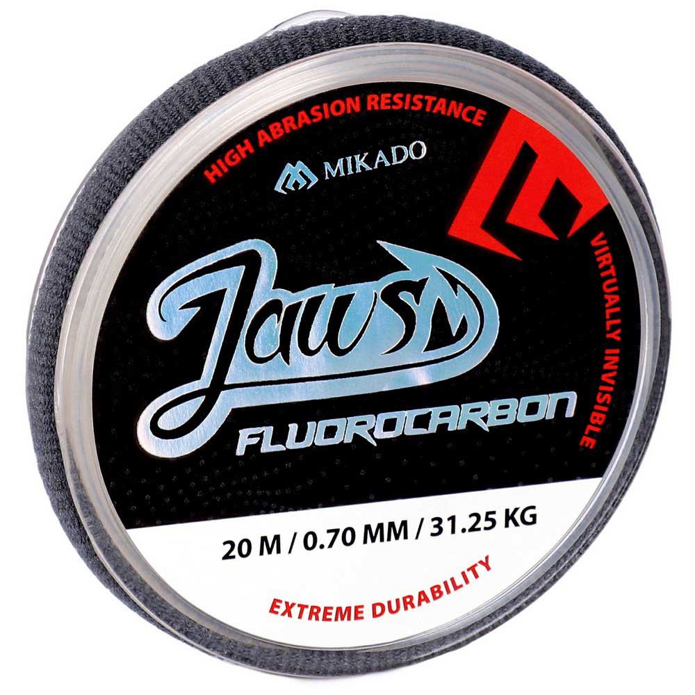 Купить Mikado ZFLJ01-060-20 Jaws Фторуглерод 20 м Черный  Transparent 0.600 mm  7ft.ru в интернет магазине Семь Футов