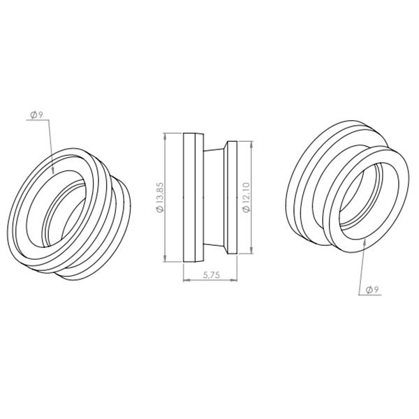 Купить MV Spools GHD-COLOR-DW-GOLD Daiwa Анодированная линейная направляющая Золотистый Gold 7ft.ru в интернет магазине Семь Футов