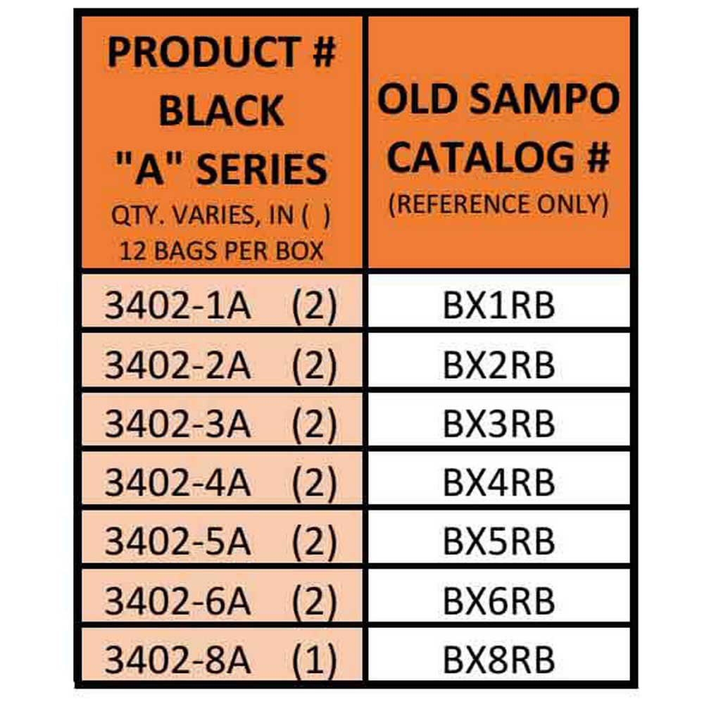Купить Sampo BX6RB Double Ring Вертлюги 2 единицы измерения Черный Black 300 Lbs  7ft.ru в интернет магазине Семь Футов