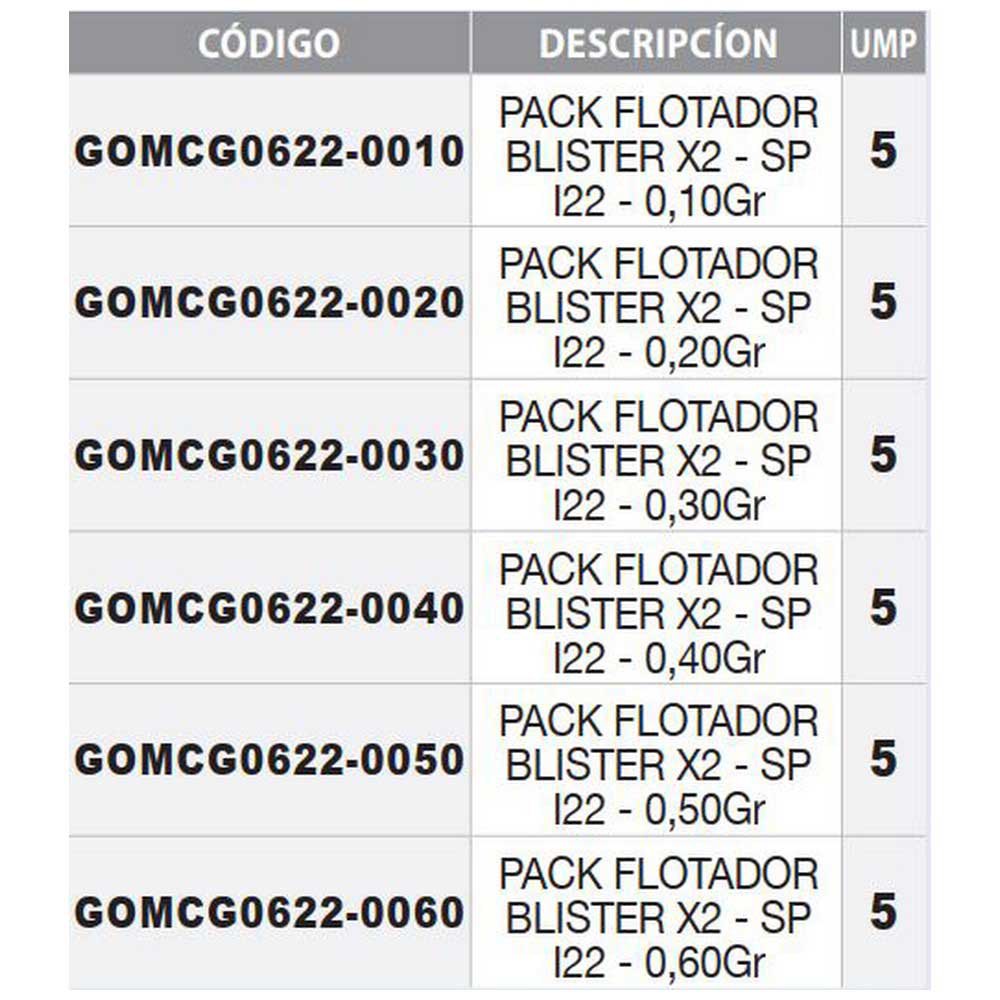 Купить Garbolino GOMCG0622-0020 SP I22 плавать 2 единицы измерения Голубой 0.2 g  7ft.ru в интернет магазине Семь Футов