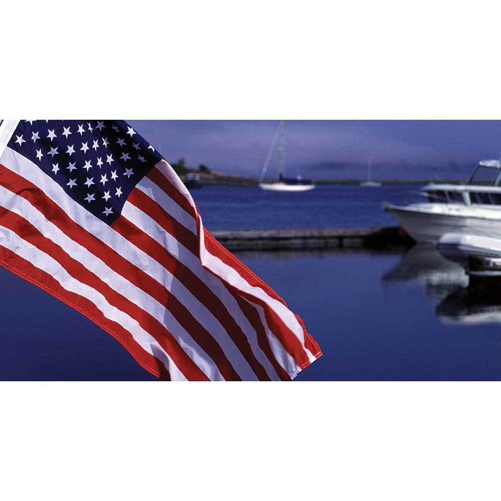 Купить Taylor 32-8148 Sewn U.S. Yacht Флаг прапорщика Многоцветный White / Blue / Red 30´´ x 48´´  7ft.ru в интернет магазине Семь Футов