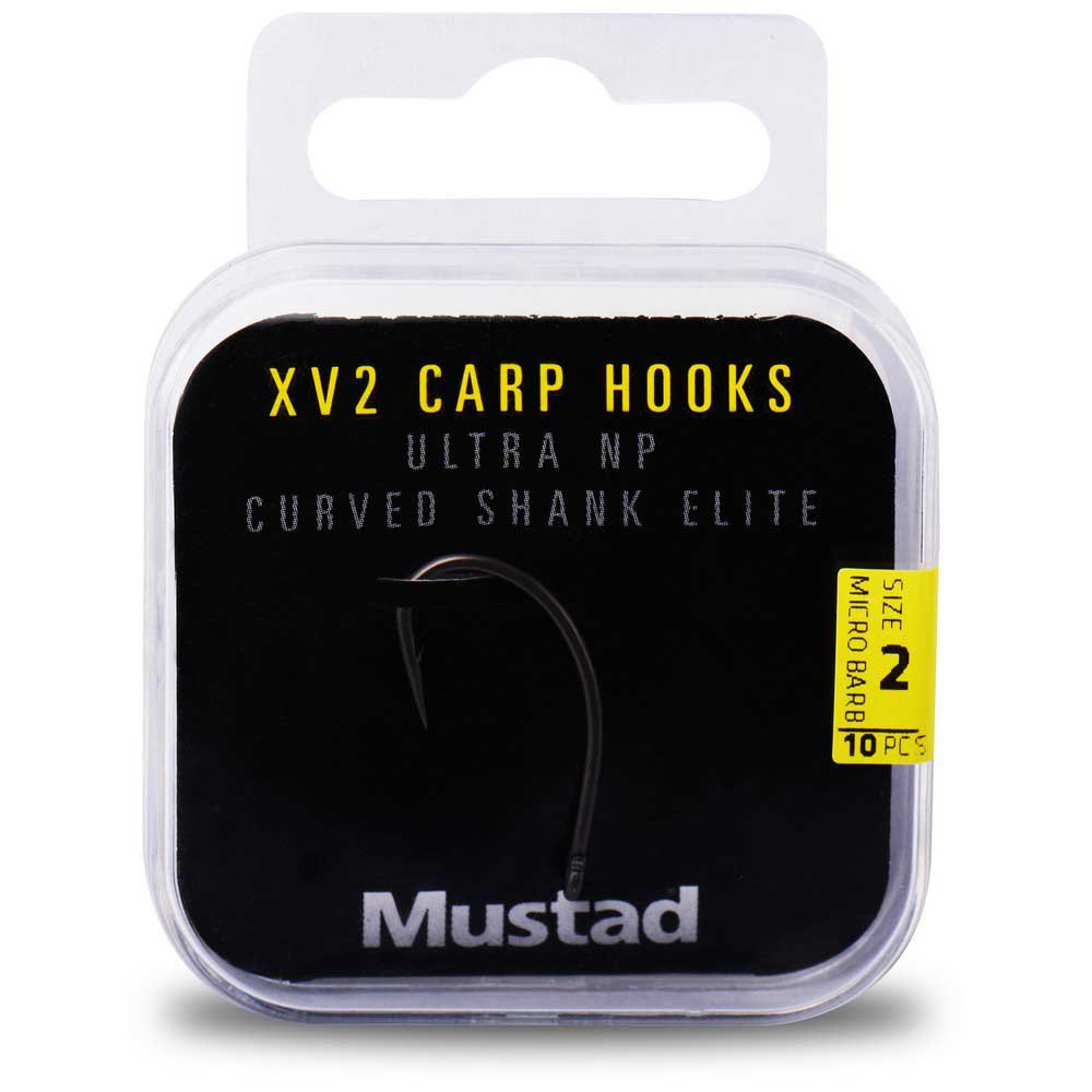 Купить Mustad 60556NP-TX-1-Y10 Ultrapoint Carp Xv2 Curve Shank Elite Колючий Одноглазый Крючок Золотистый TitanX 1  7ft.ru в интернет магазине Семь Футов