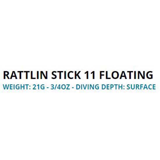 Купить Salmo QRC005 Rattlin Stick 110 Mm 21g Многоцветный  Holo Red Head Striper 7ft.ru в интернет магазине Семь Футов