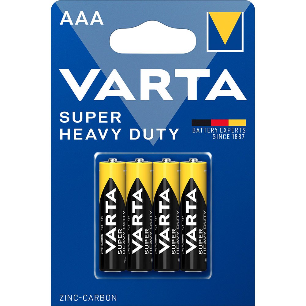 Купить Varta R03AAA R03 AAA Цинковые батареи 4 Единицы Желтый Yellow 7ft.ru в интернет магазине Семь Футов