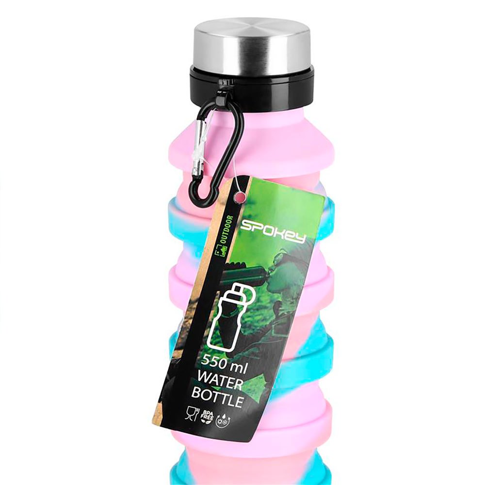 Купить Spokey 941258 Jump бутылка 550ml Розовый  Blue / Pink 7ft.ru в интернет магазине Семь Футов