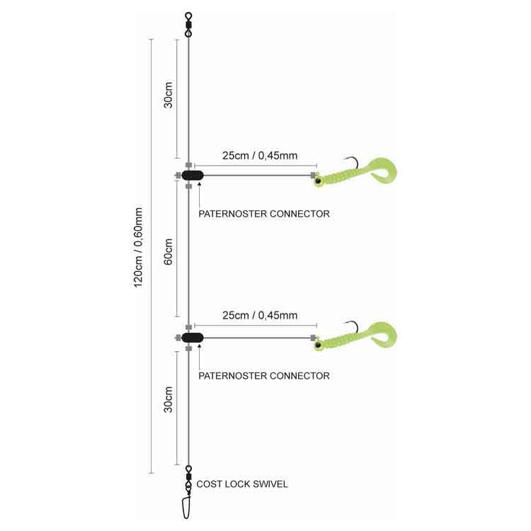 Купить SPRO 004740-00506-00000-00 Salt Twister Мягкая приманка Зеленый Glow 1/0  7ft.ru в интернет магазине Семь Футов