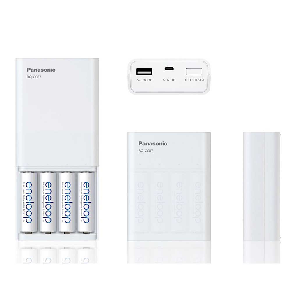 Купить Eneloop BQ-CC87USB BQ-CC87 Зарядное устройство для аккумуляторов Бесцветный White 7ft.ru в интернет магазине Семь Футов