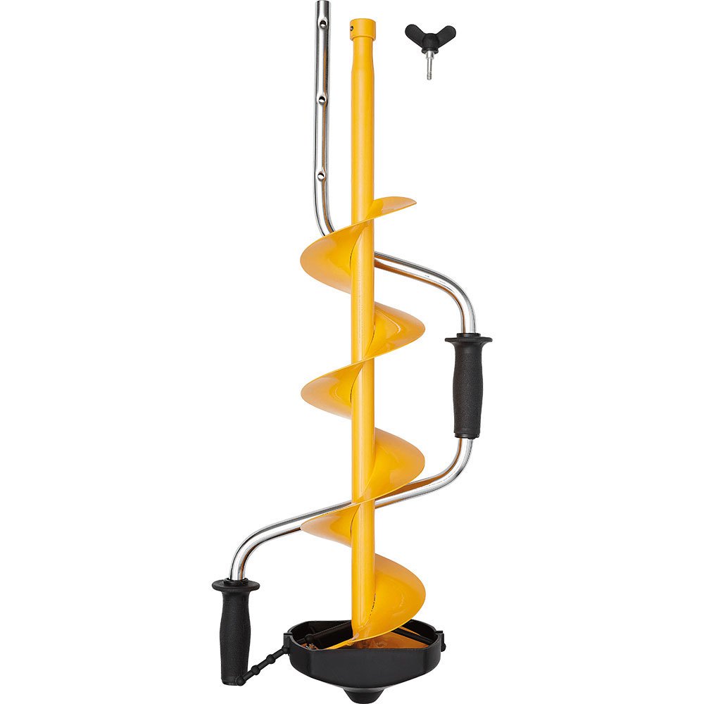 Купить Kinetic J100-150-010 Auger Ледобур Голубой  Yellow 15 cm  7ft.ru в интернет магазине Семь Футов