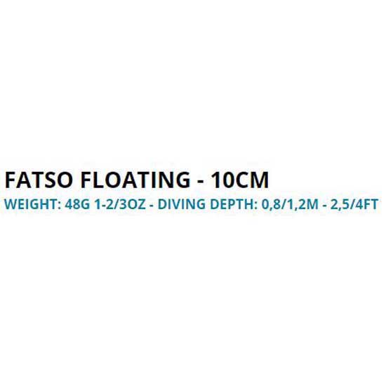 Купить Salmo QFA045 Fatso Floating 100 Mm Многоцветный  Bleeding Blue Shad 7ft.ru в интернет магазине Семь Футов