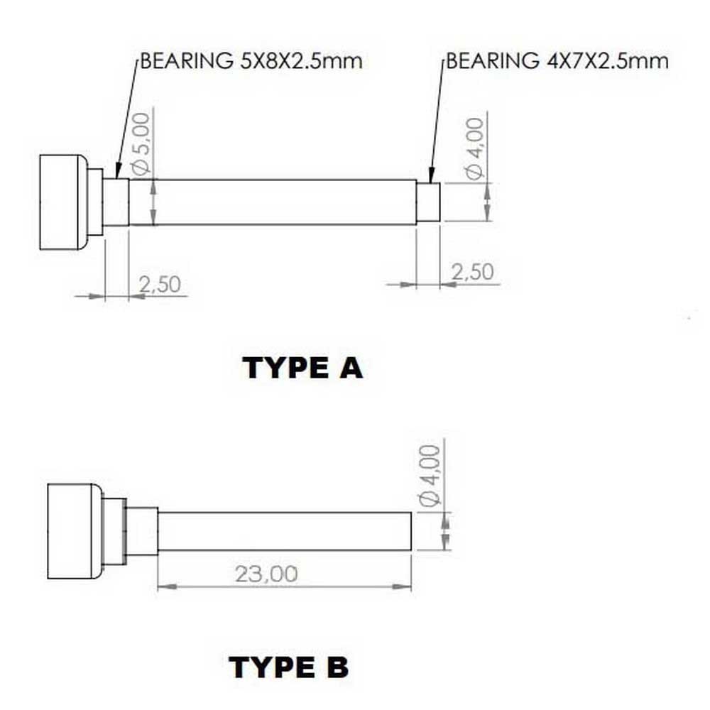 Купить MV Spools POMO-ALU-BLACK Алюминиевая ручка катушки Черный Black 7ft.ru в интернет магазине Семь Футов