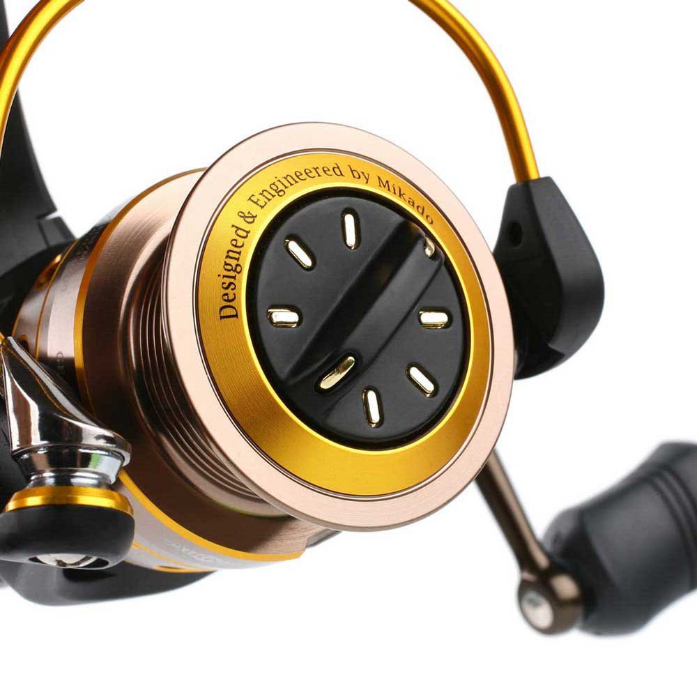 Купить Mikado KDA141-3007FD Golden Eye FD BZS Спиннинговая Катушка Черный Black / Gold 3000  7ft.ru в интернет магазине Семь Футов