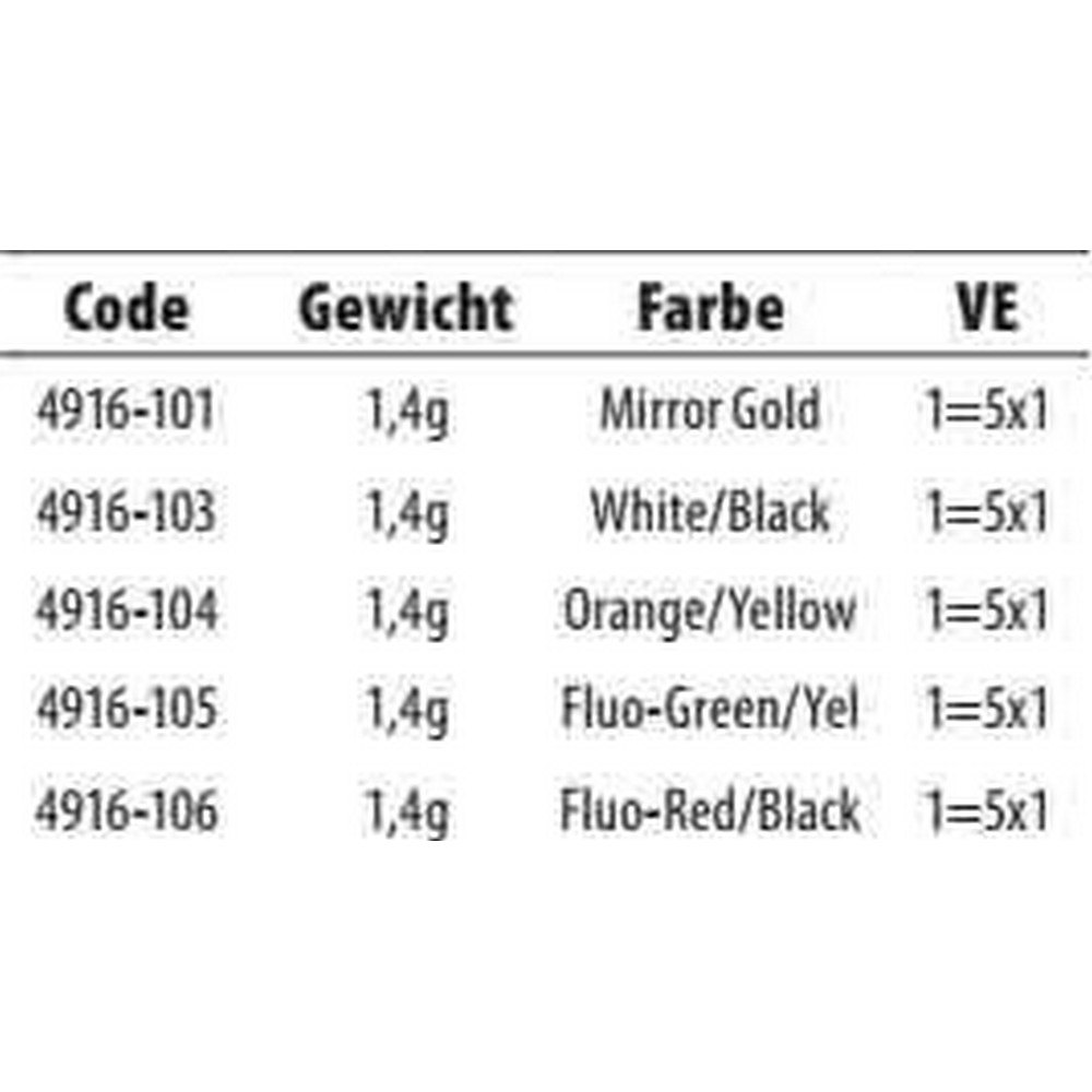 Купить SPRO 004916-00101-00000-00 Ложка для листьев 1.4g Многоцветный Mirror Gold 7ft.ru в интернет магазине Семь Футов