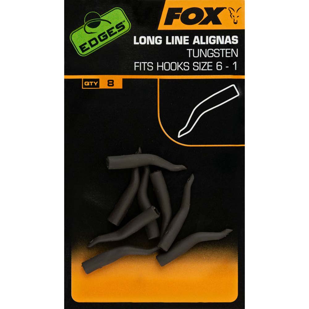 Купить Fox international CAC729 Edges Вольфрамовая леска Alignas Short Черный Black 10-7  7ft.ru в интернет магазине Семь Футов