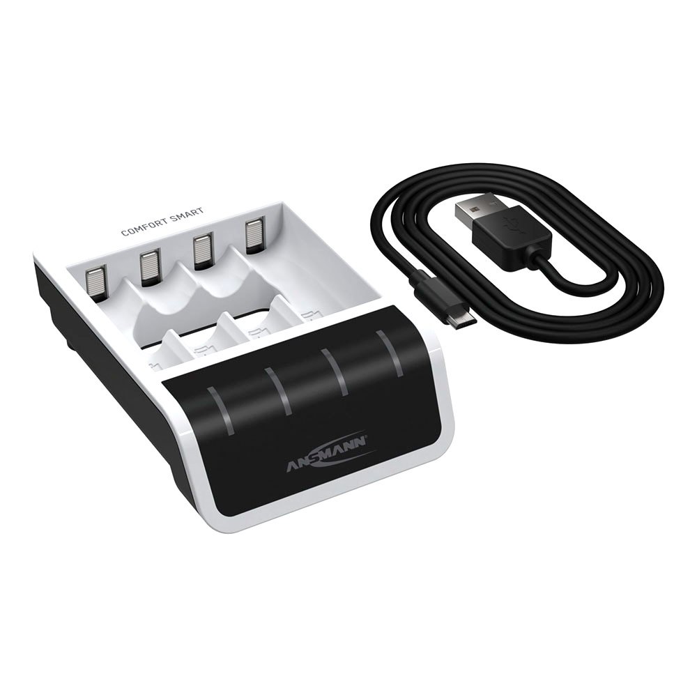 Купить Ansmann 1001-0092 Comfort Умное зарядное устройство Белая Black / White 7ft.ru в интернет магазине Семь Футов