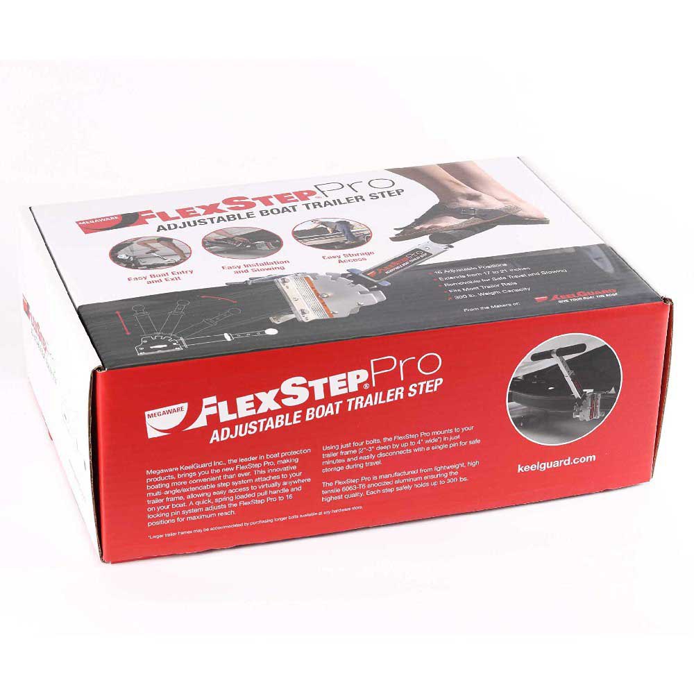 Купить Keelguard 254-80011 Flexstep Pro Шаг трейлера Серебристый 7ft.ru в интернет магазине Семь Футов