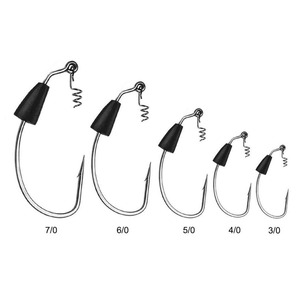 Купить VMC 31VM7346W075/0K1 7346WT Техасский Крюк 7g Серебристый Black Nickel 5/0  7ft.ru в интернет магазине Семь Футов