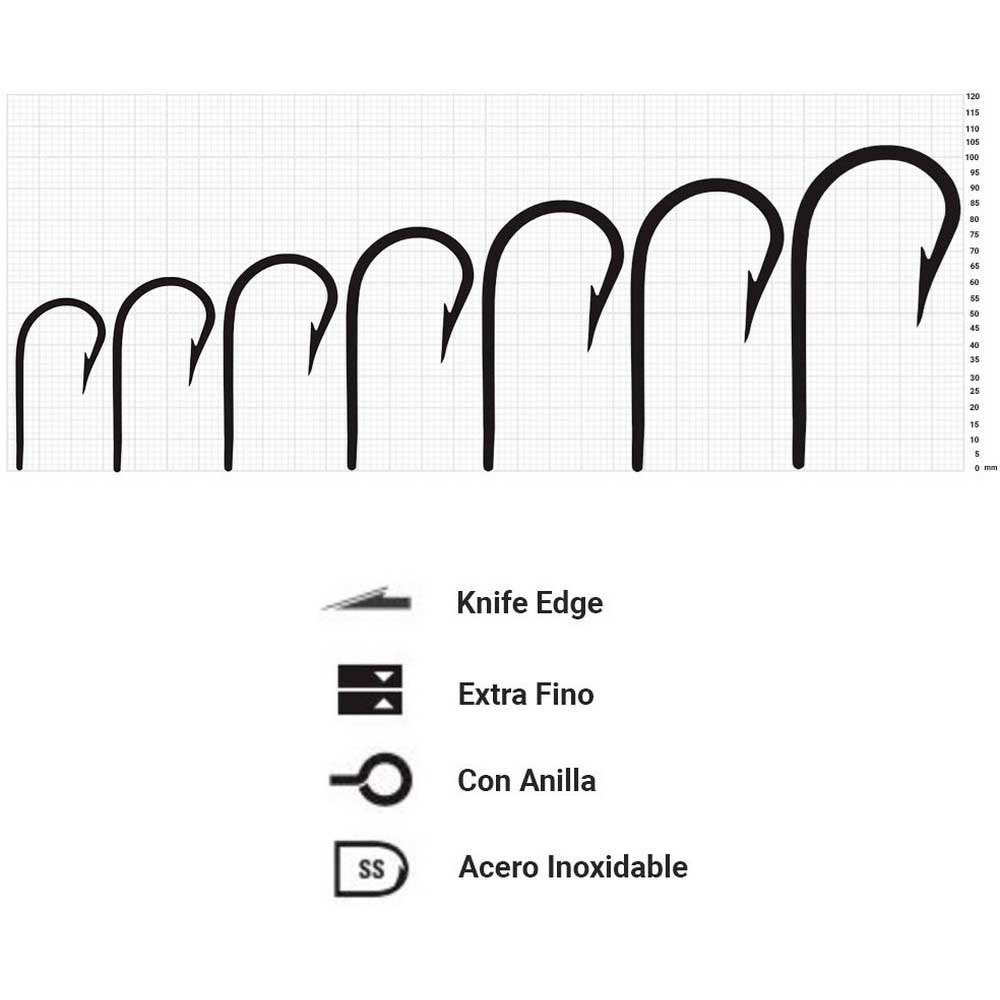 Купить Mustad 7691S-SS-12/0-109 Classic Line Southern&Tuna Колючий Одноглазый Крючок Серебристый Stainless Steel 12/0  7ft.ru в интернет магазине Семь Футов