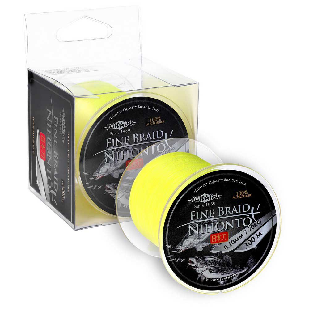 Купить Mikado Z20F-006 Nihonto Fine Плетеный 300 m Желтый  Fluo Yellow 0.060 mm  7ft.ru в интернет магазине Семь Футов