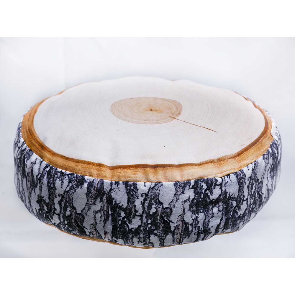 Купить Gaby GP-175297 Wood Birch Cushion Белая  Brown / Grey / Orange / White 7ft.ru в интернет магазине Семь Футов