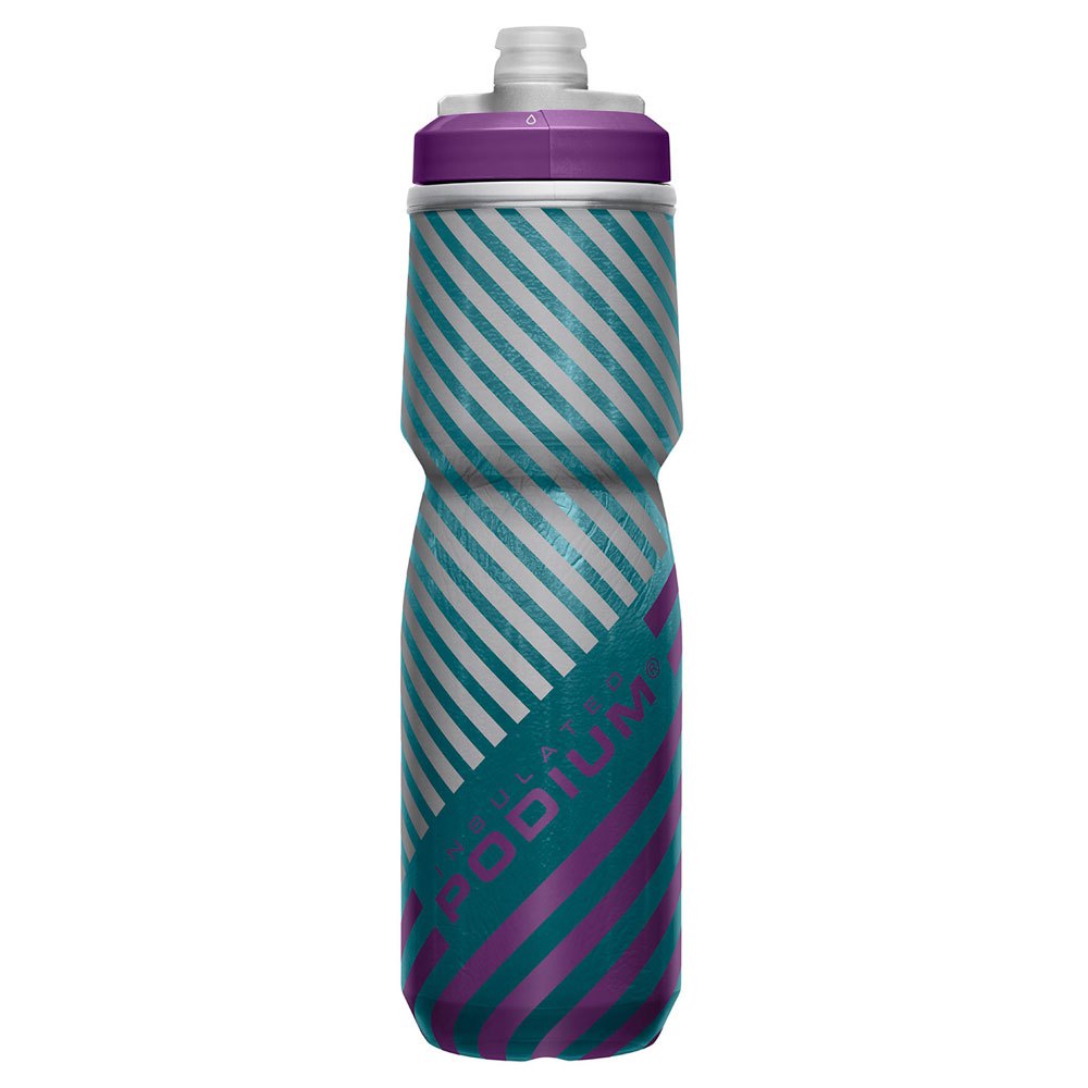 Купить Camelbak 1873.305071 Podium Chill 700ml Бутылка для воды Зеленый Teal Stripe 7ft.ru в интернет магазине Семь Футов