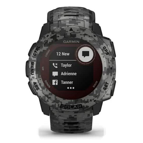 Купить Garmin 010-02293-05 Instinct Solar Часы Серый  Graphite Camo 7ft.ru в интернет магазине Семь Футов