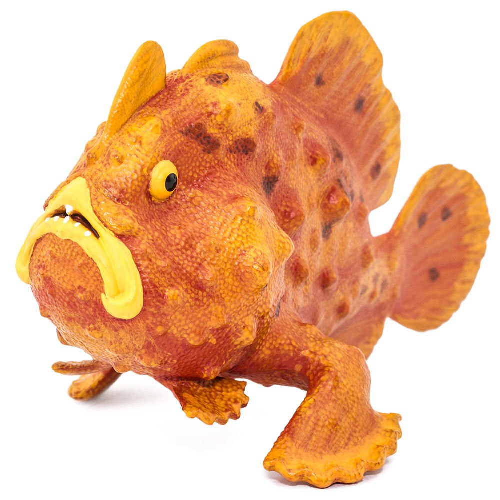 Купить Safari ltd S100070 Frogfish Фигура Оранжевый  Orange From 3 Years  7ft.ru в интернет магазине Семь Футов