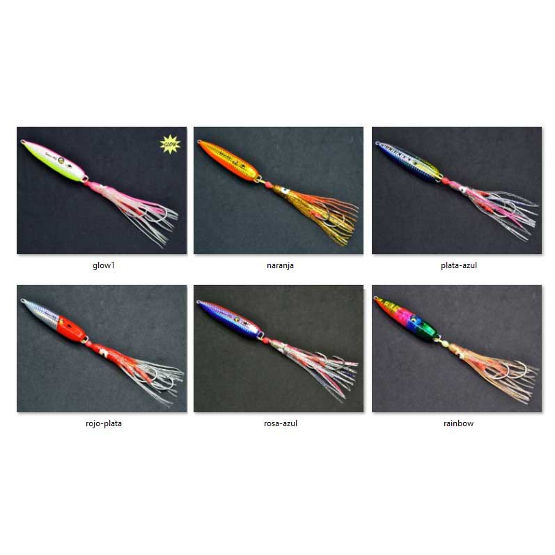 Купить JLC SAK100RSG+P Inchiku Sakana 100 G+Octopus Assembly Hook Многоцветный Pink / Yellow Glow 7ft.ru в интернет магазине Семь Футов