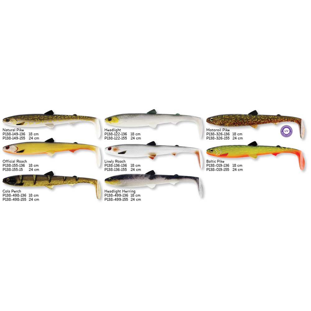 Купить Westin P138-019-155 Bull Teez Shadtail 240 Mm 107g 12 единицы измерения Многоцветный Baltic Pike 7ft.ru в интернет магазине Семь Футов