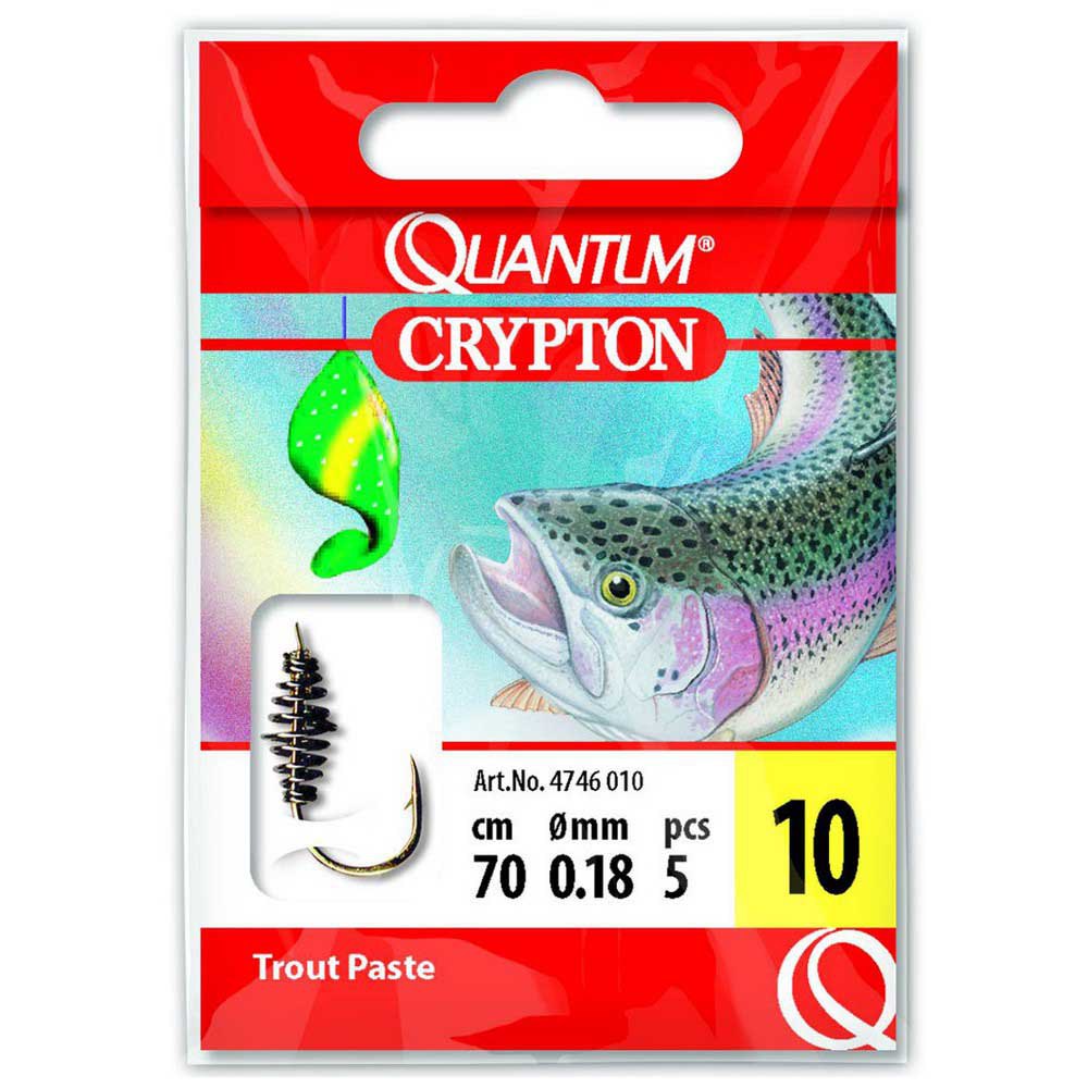 Купить Quantum fishing 4746012 Crypton Trout Paste 0.160 Mm Связанные Крючки Золотистый Gold 12  7ft.ru в интернет магазине Семь Футов