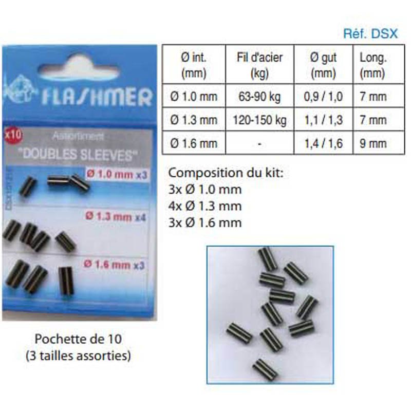Купить Flashmer DS10 Double Заклепки Черный  Bronze 1 mm  7ft.ru в интернет магазине Семь Футов