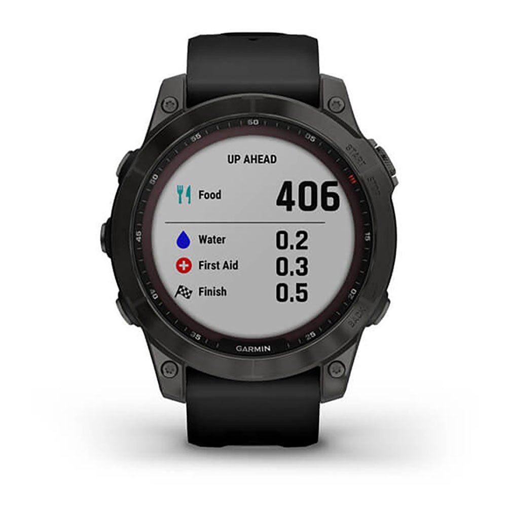 Купить Garmin 010-02540-35 Fenix 7 Sapphire Solar Часы Черный  Black DLC Titanium / Black 7ft.ru в интернет магазине Семь Футов