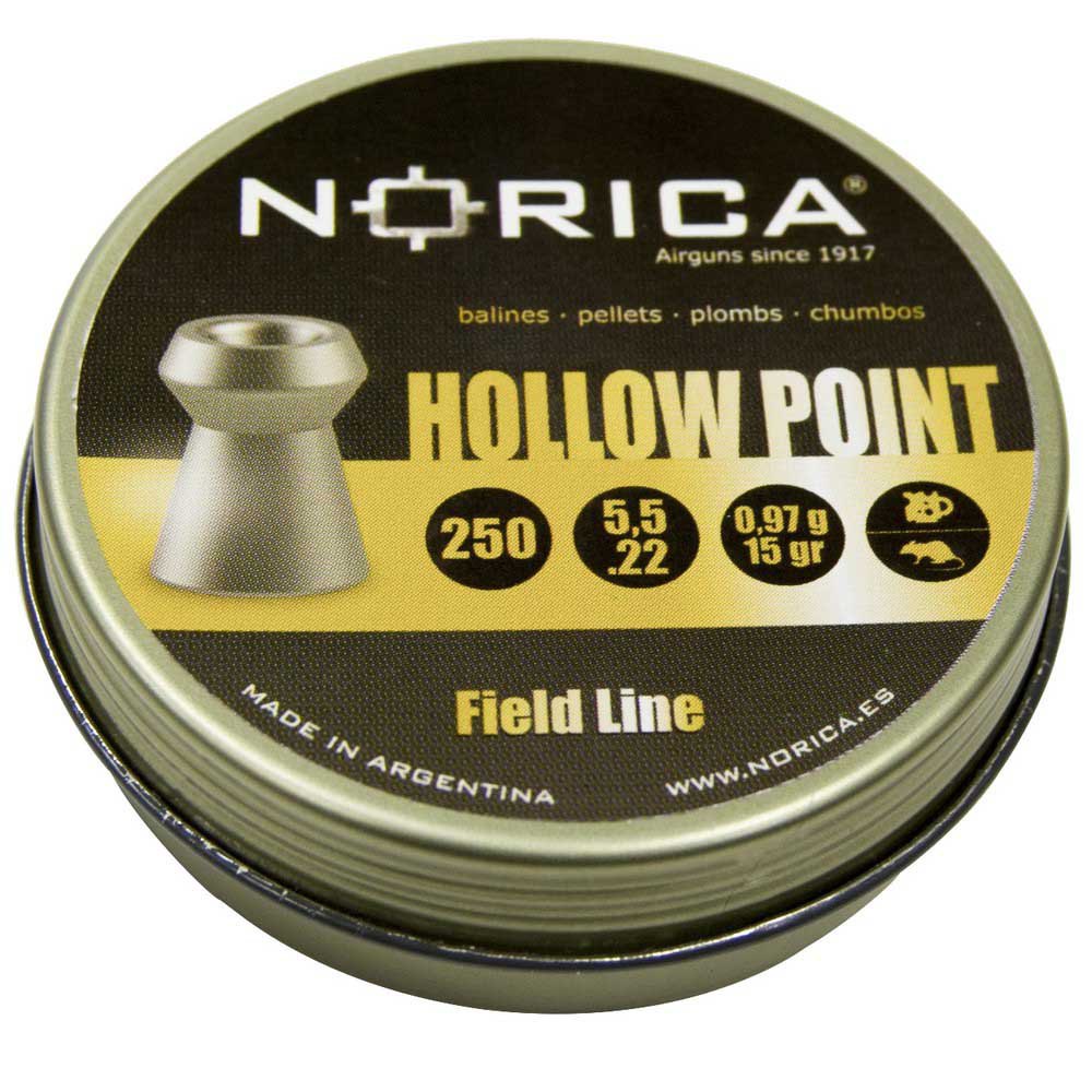 Купить Norica 198.00.014 Hollow Point 250 единицы измерения Черный Black 5.5 mm  7ft.ru в интернет магазине Семь Футов