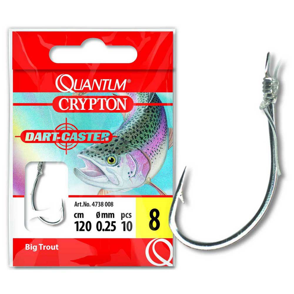 Купить Quantum fishing 4738012 Crypton Big Trout 0.20 Mm Связанные Крючки Серебристый Silver 12  7ft.ru в интернет магазине Семь Футов