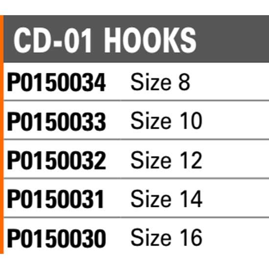 Купить C-Drome P0150034 CD-01 Зубчатый Крюк Черный  Black Nickel 8  7ft.ru в интернет магазине Семь Футов